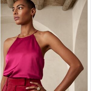 Banana republic Sombra Silk Top